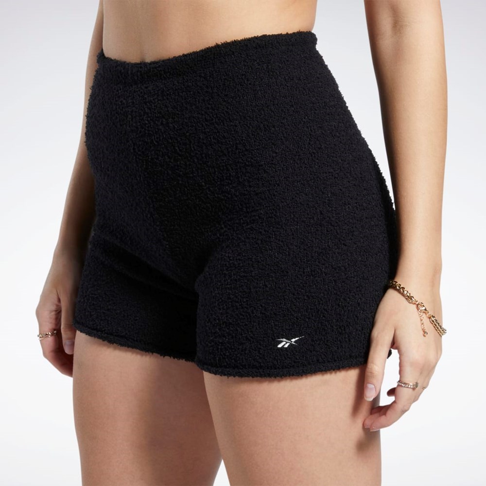 Reebok Classics Cozy Legging Shorts Svarte | XSWOCR-752