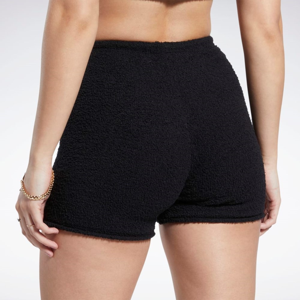 Reebok Classics Cozy Legging Shorts Svarte | XSWOCR-752