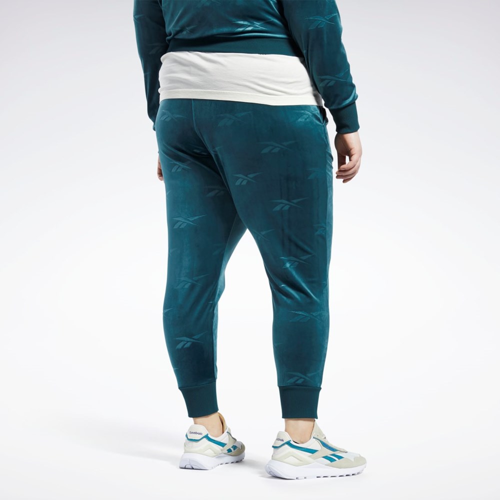 Reebok Classics Energy Q4 Velour Pants (Plus Size) Grønn | WDRTVO-974