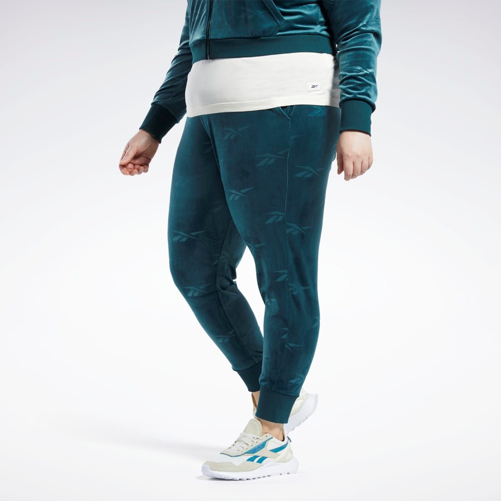 Reebok Classics Energy Q4 Velour Pants (Plus Size) Grønn | WDRTVO-974