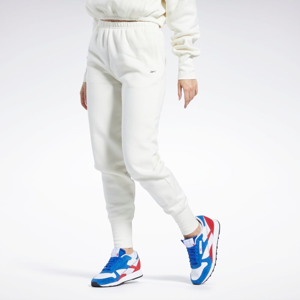 Reebok Classics Fleece Joggers Hvite | UWARVC-980