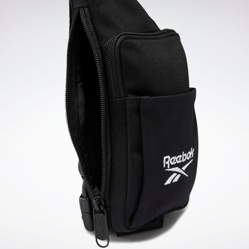 Reebok Classics Foundation Small Sling Bag Svarte | MGQJUE-085