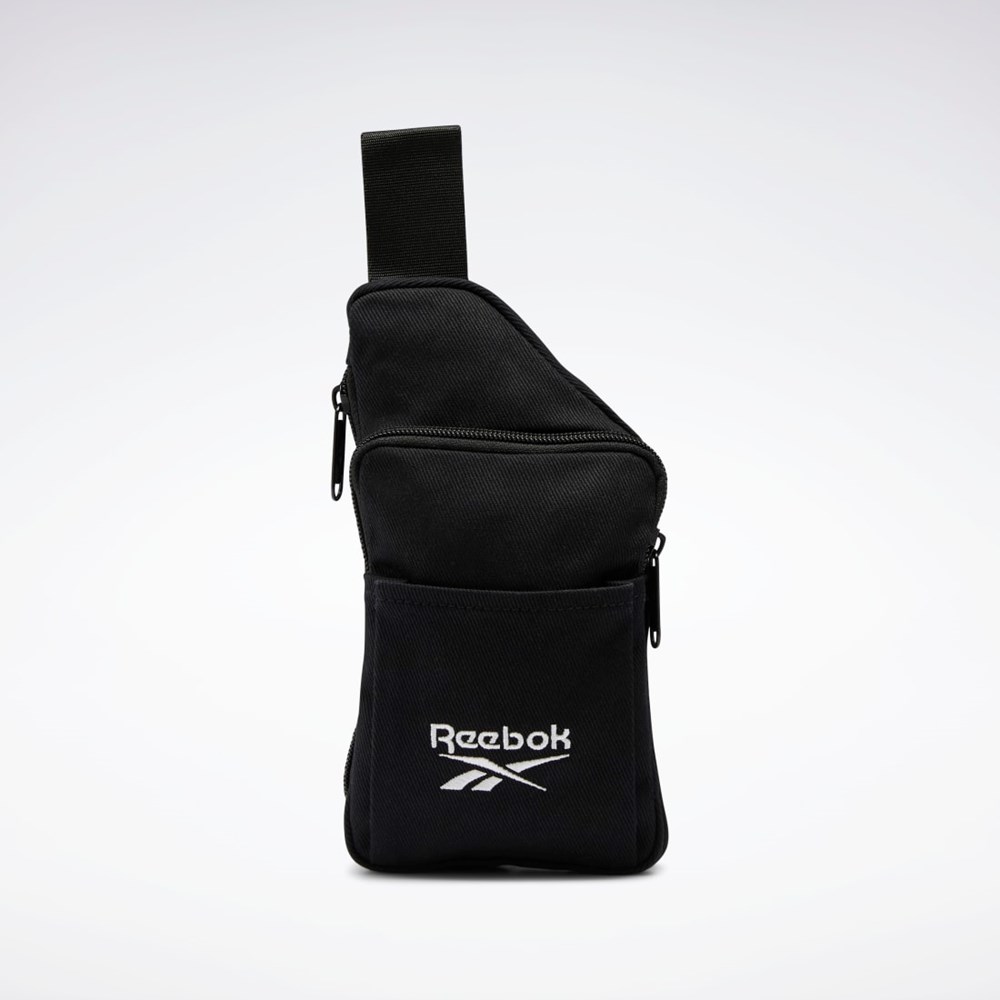 Reebok Classics Foundation Small Sling Bag Svarte | MGQJUE-085