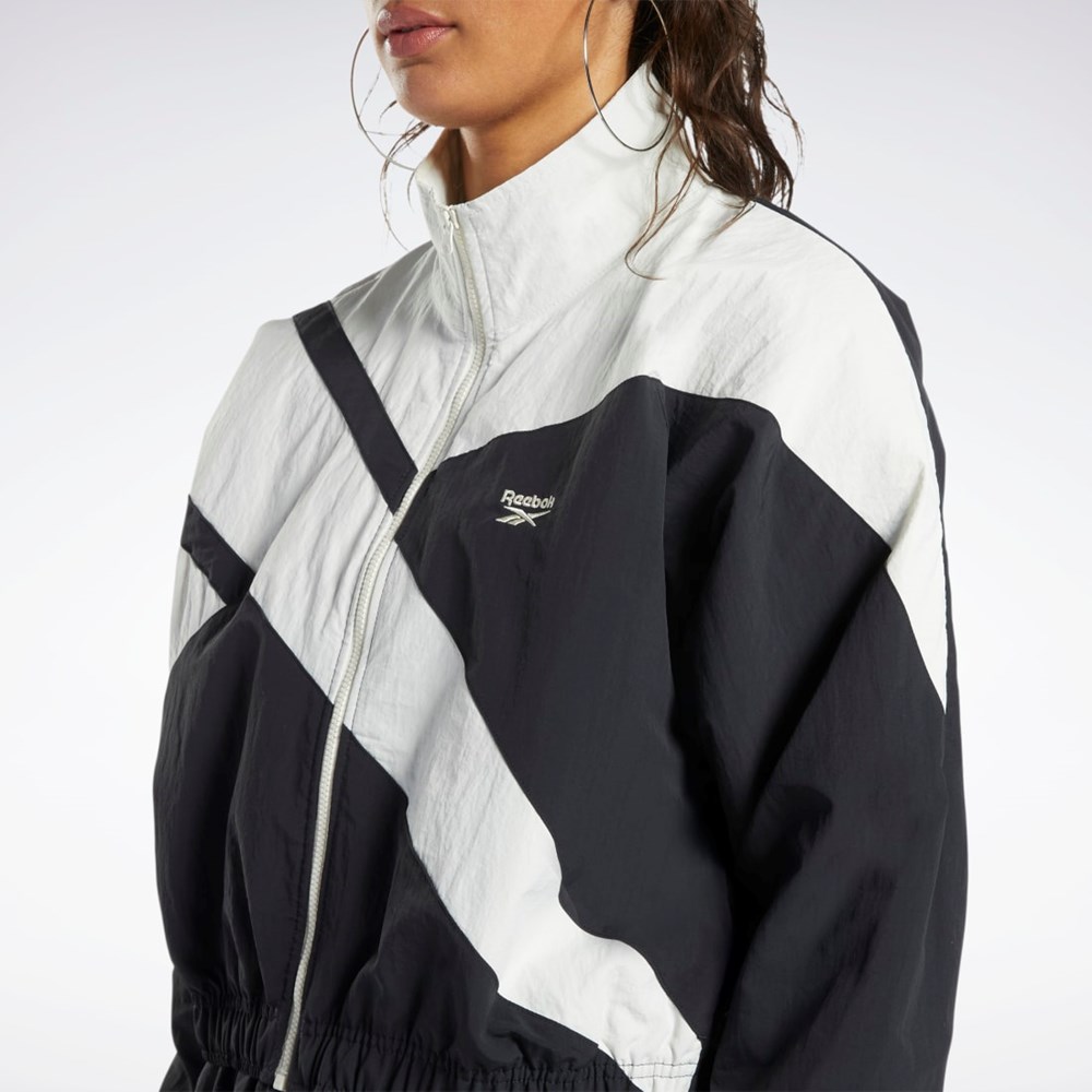 Reebok Classics Franchise Track Jacket Svarte | MPOBRY-237