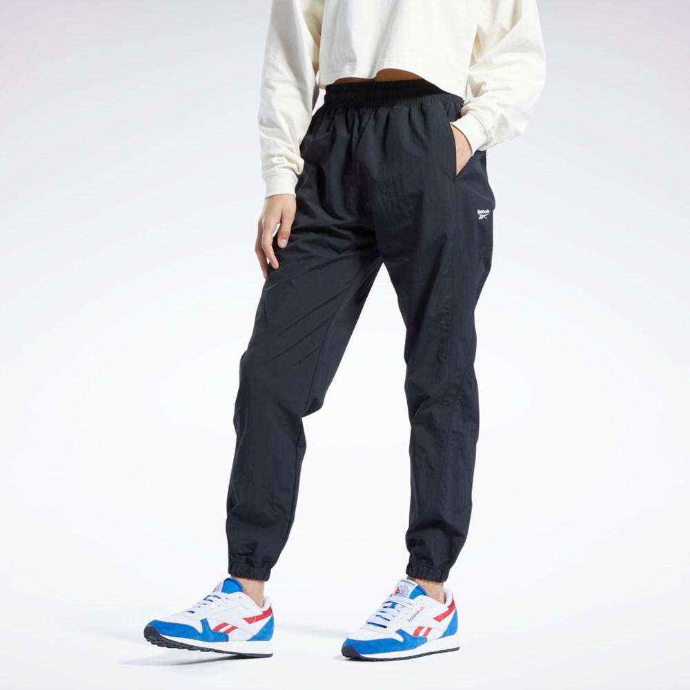 Reebok Classics Franchise Track Pants Svarte | OXYVMD-318