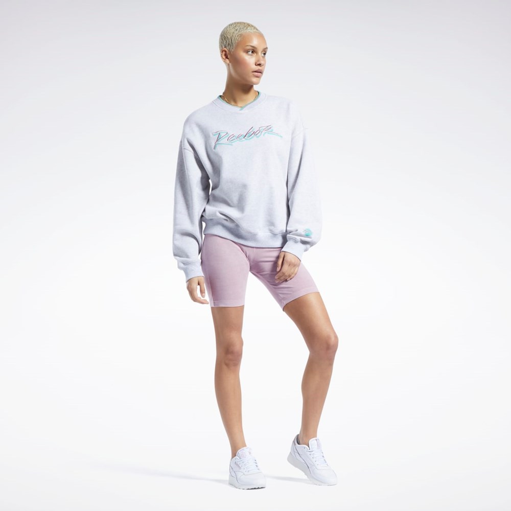 Reebok Classics Grafiske Sweatshirt Lyse Grå | NCUQRD-948