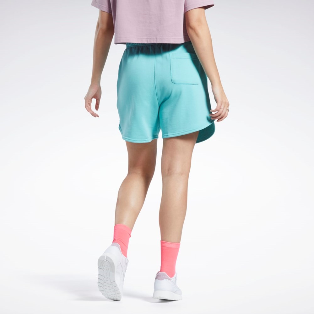 Reebok Classics Knit Shorts Semi Classic Teal | KGFYQI-852