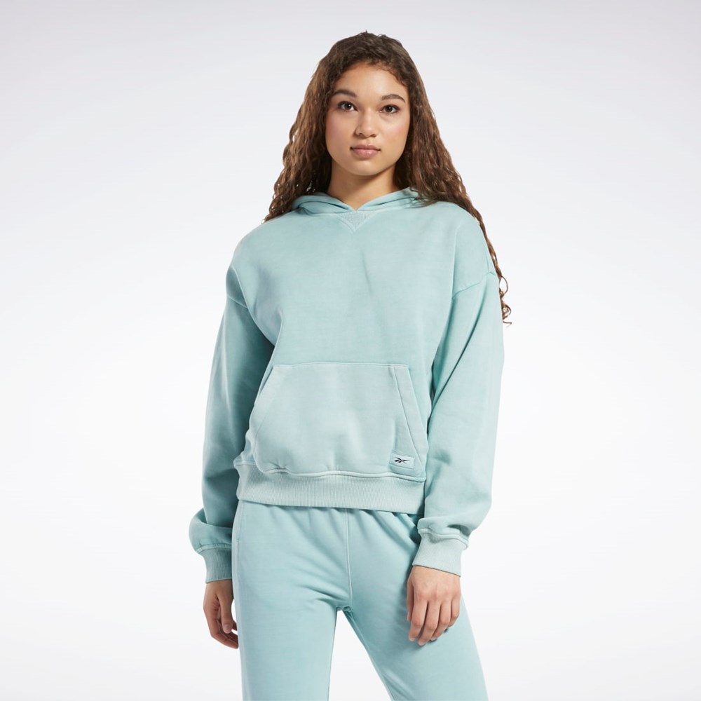 Reebok Classics Natural Dye Fleece Hoodie Grå | MTCXYR-759