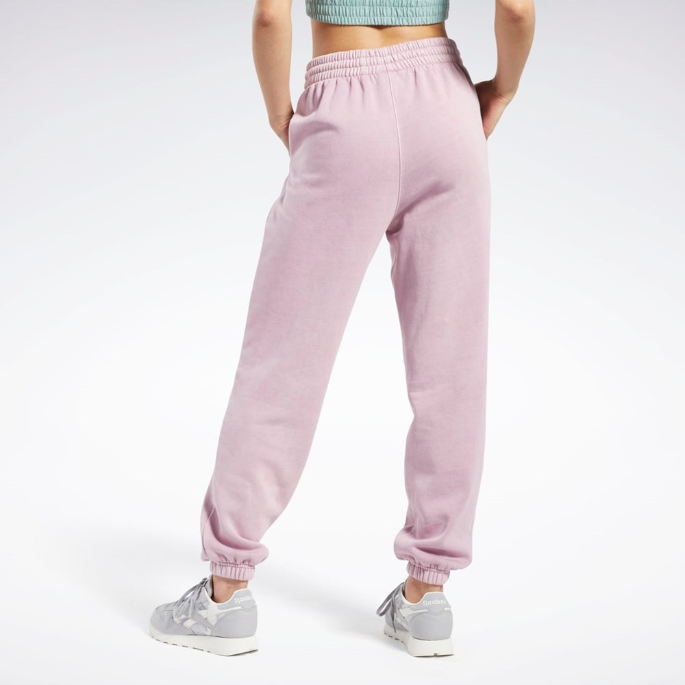 Reebok Classics Natural Dye Fleece Pants Infused Lilac | PQZLRW-063