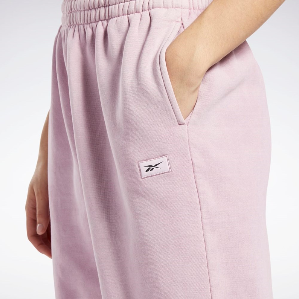 Reebok Classics Natural Dye Fleece Pants Infused Lilac | PQZLRW-063