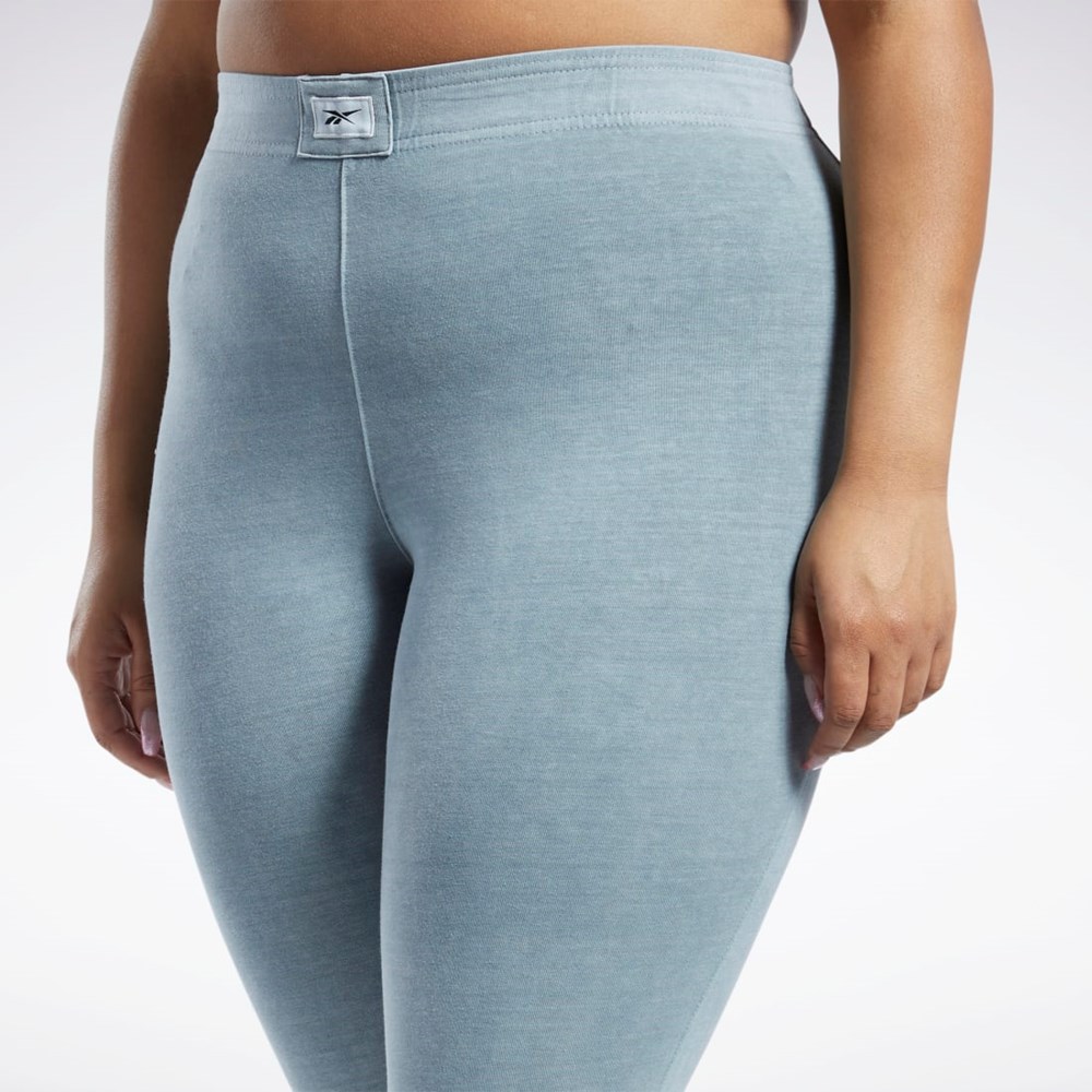 Reebok Classics Natural Dye Stirrup Leggings (Plus Size) Grå | YRZHBP-632