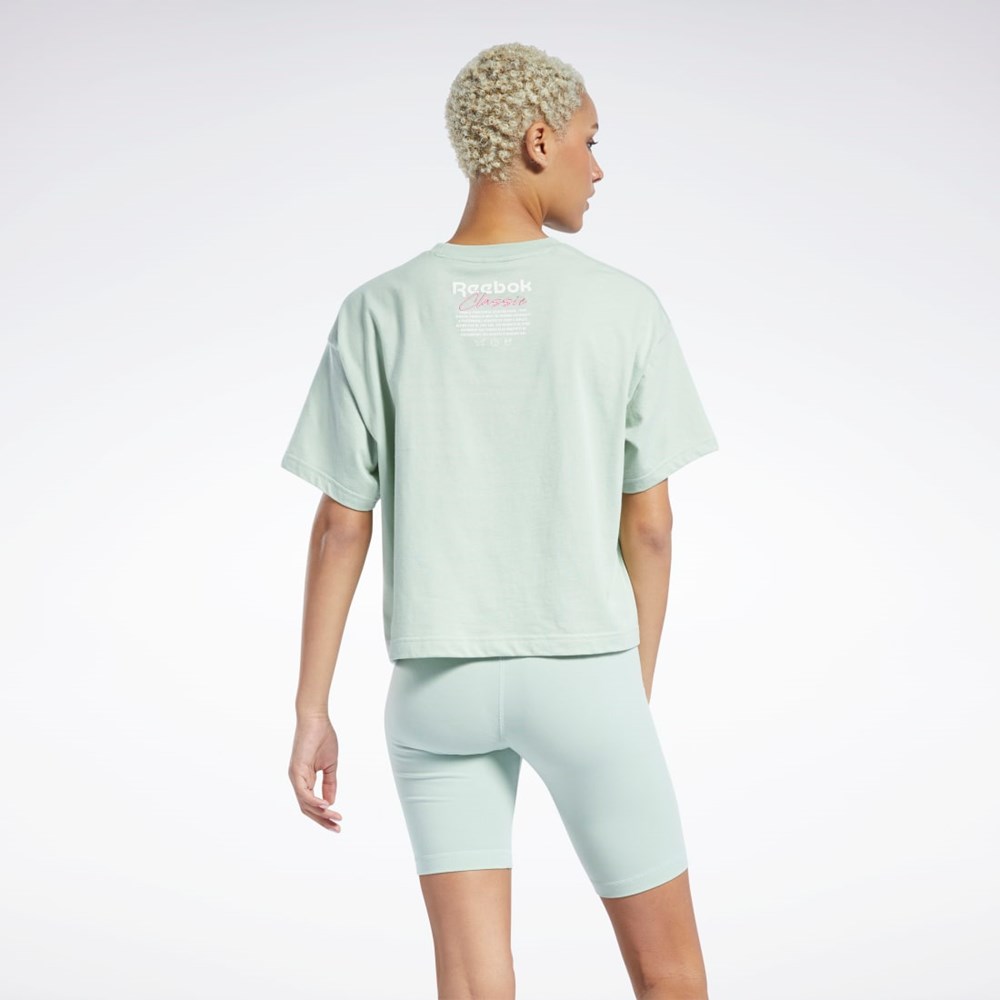 Reebok Classics Summer Grafiske T-Shirt Lyse | YEXINP-738