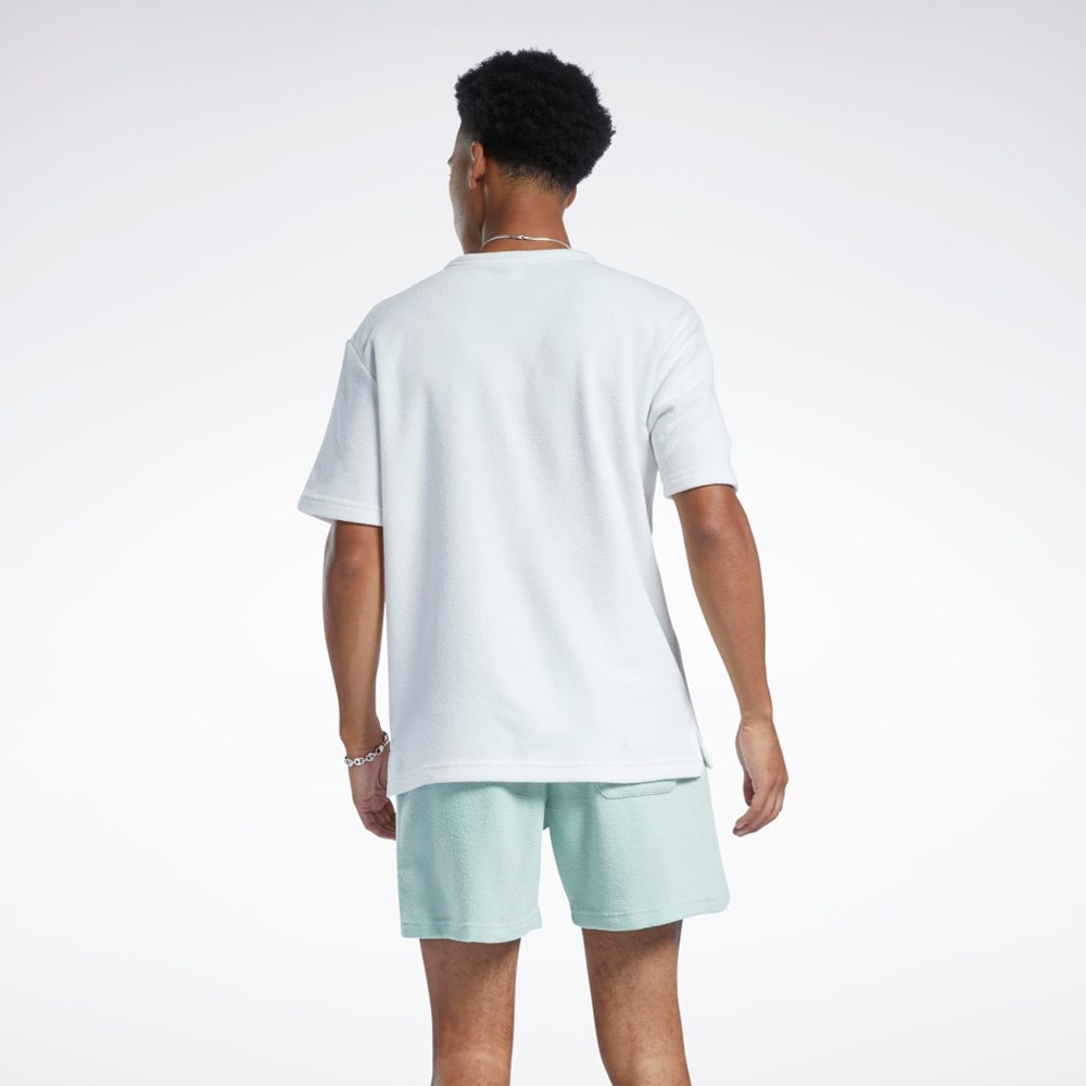 Reebok Classics Terry T-Shirt Chalk | KUBRHI-172