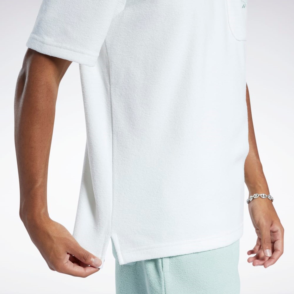 Reebok Classics Terry T-Shirt Chalk | KUBRHI-172