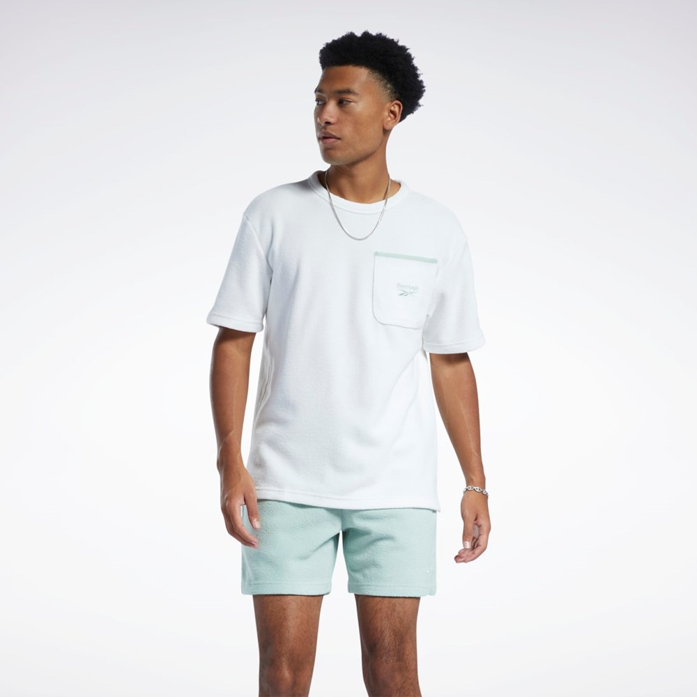 Reebok Classics Terry T-Shirt Chalk | KUBRHI-172