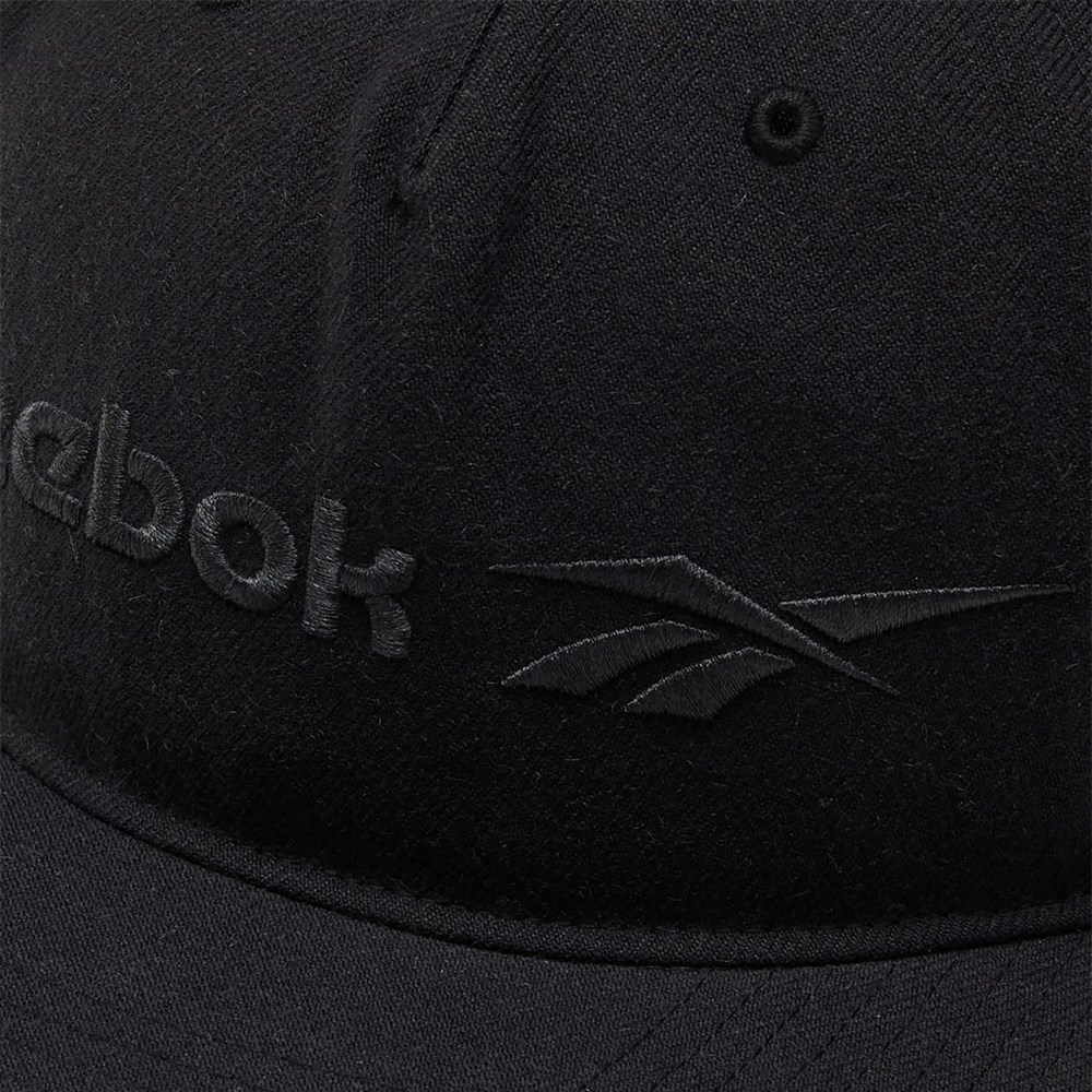 Reebok Classics Vector Flate Peak Hat Svarte Svarte Svarte | HBEOGC-807