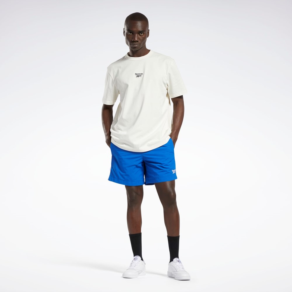 Reebok Classics Vector Shorts Blå | QXATHW-519