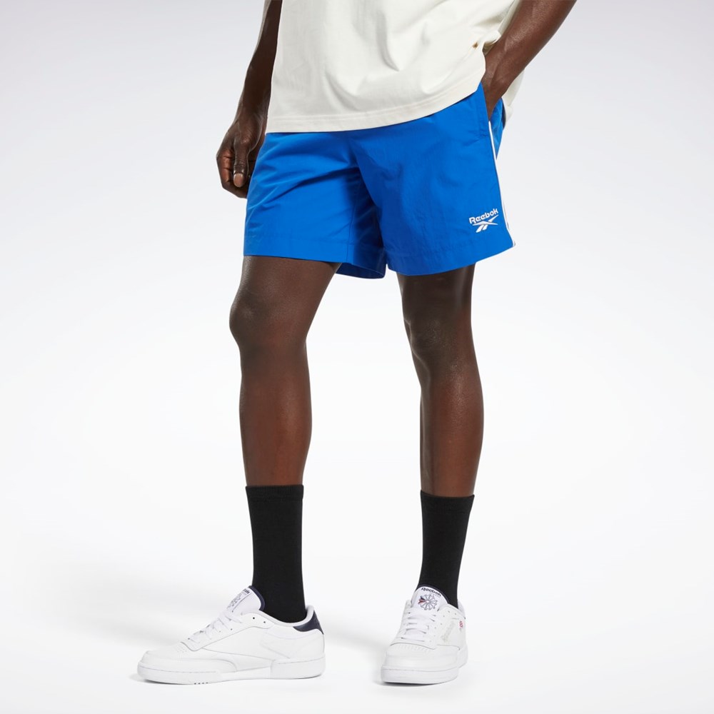 Reebok Classics Vector Shorts Blå | QXATHW-519