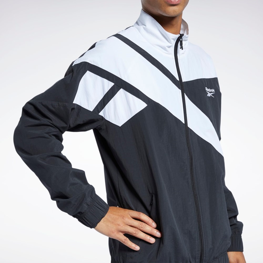 Reebok Classics Vector Track Jacket Svarte | VUDGTC-794