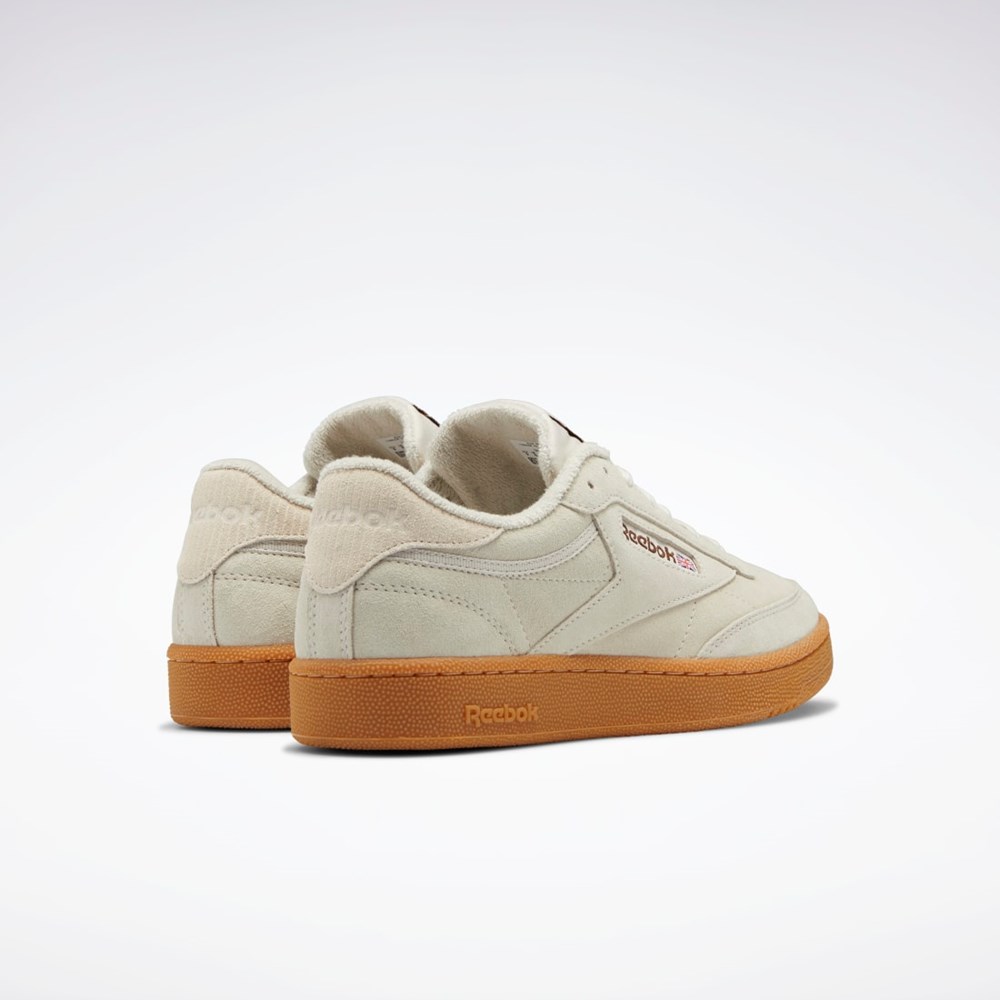 Reebok Club C 85 Shoes Brune | LAKTCW-243