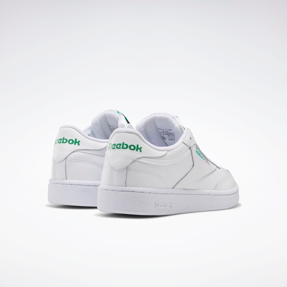 Reebok Club C 85 Shoes Hvite Grønn | VJWXCA-180