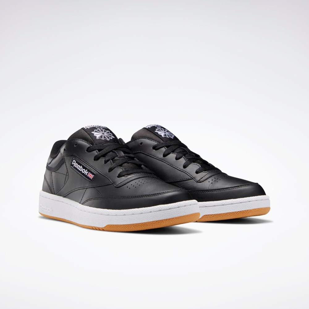 Reebok Club C 85 Shoes Svarte Hvite | LEYOFM-130