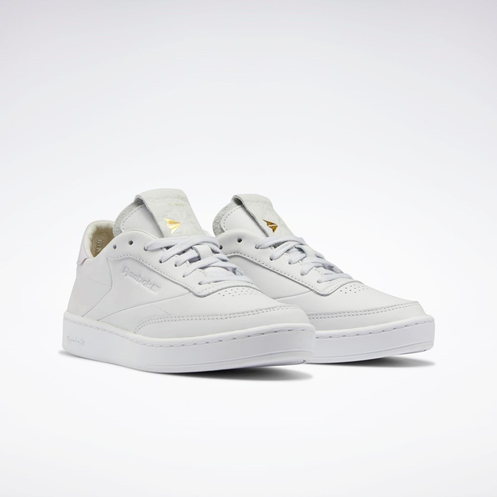 Reebok Club C Clean Shoes Grå Hvite | JDMQFL-823