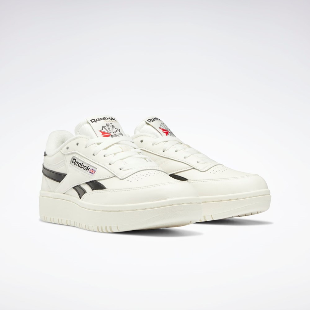 Reebok Club C Double Shoes Svarte | RMEVQW-984