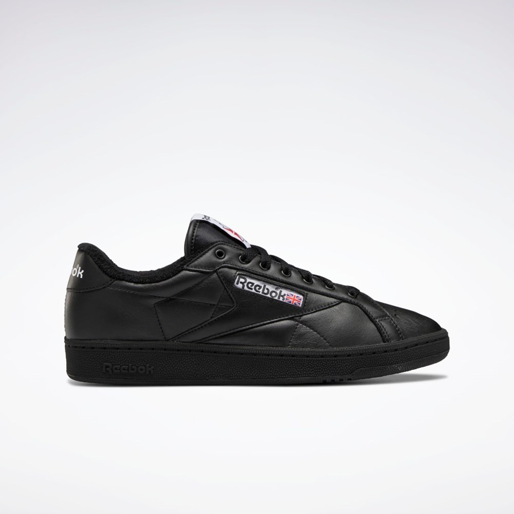 Reebok Club C Grounds Shoes Svarte Rød Svarte | SAMRVY-203