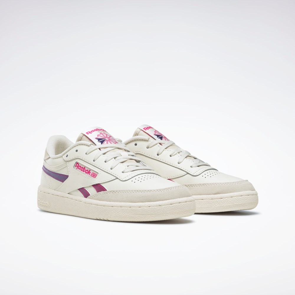 Reebok Club C Revenge Shoes Rosa Lilla | HIFRNK-219