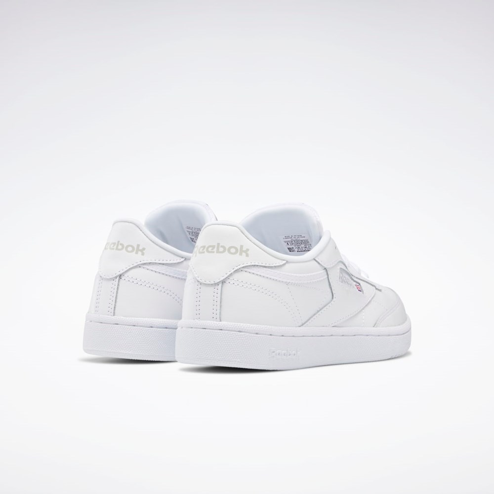 Reebok Club C Shoes - Grade School Hvite Grå | PEFOGI-497