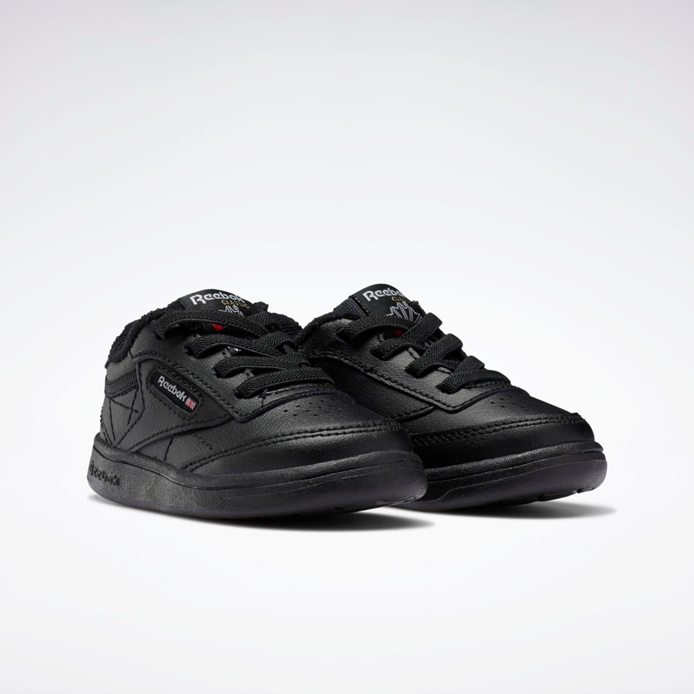 Reebok Club C Shoes - Toddler Svarte Svarte Svarte | YLGAQZ-387