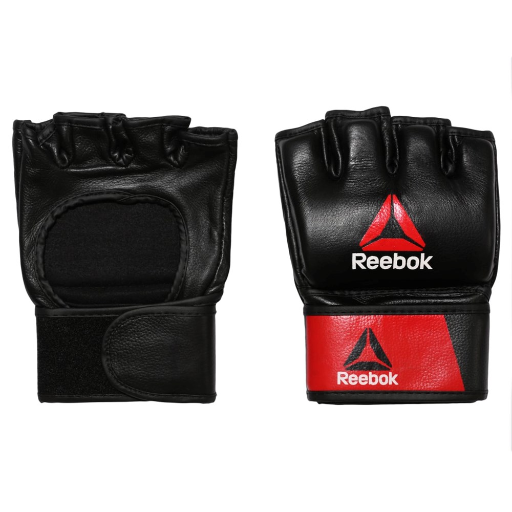 Reebok Combat Leather MMA Glove - XL Rød Svarte | GCAMPZ-427