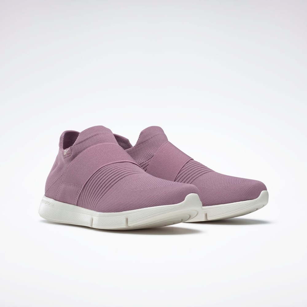 Reebok DayStart Onlux Slip-On Shoes Infused Lilac / Chalk / Infused Lilac | NEDJCK-038