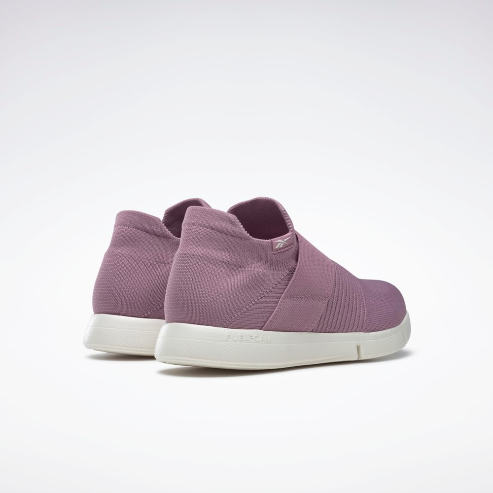 Reebok DayStart Onlux Slip-On Shoes Infused Lilac / Chalk / Infused Lilac | NEDJCK-038