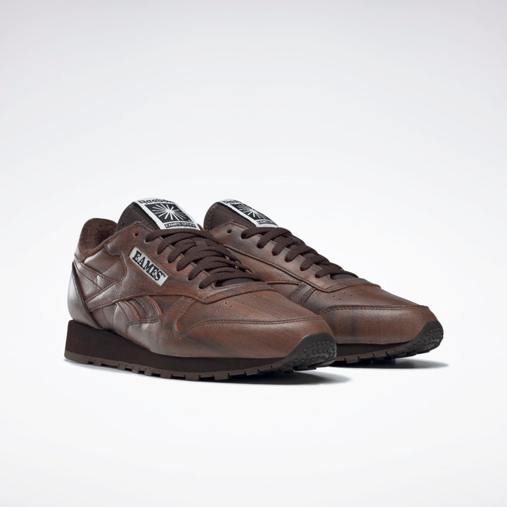 Reebok Eames Classic Leather Shoes Mørke Brune Mørke Brune Mørke Brune | YJIBEX-086