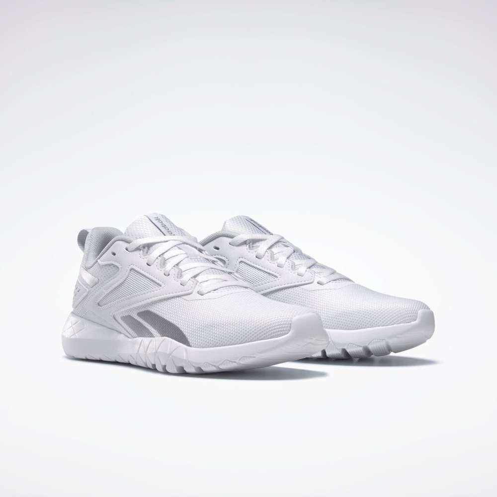 Reebok Flexagon Energy 4 Trenings Shoes Hvite Grå Sølv | AZHQBL-841