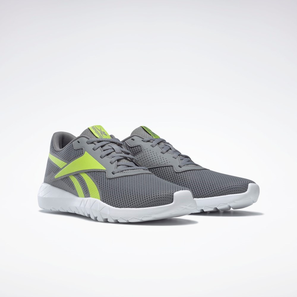 Reebok Flexagon Energy TR 3 Trenings Shoes Grå Gul Hvite | XWTQBC-459