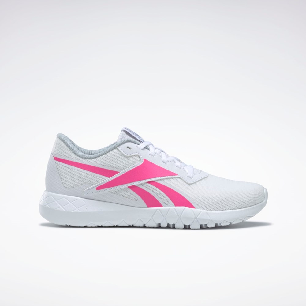 Reebok Flexagon Energy Train 3 Trenings Shoes Hvite Rosa Grå | BNPCYE-254