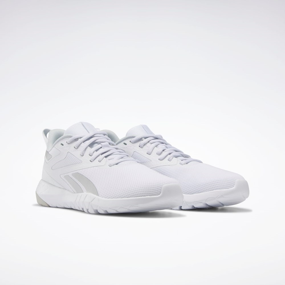 Reebok Flexagon Force 4 Trenings Shoes Hvite Grå Sølv | MWRYFX-083