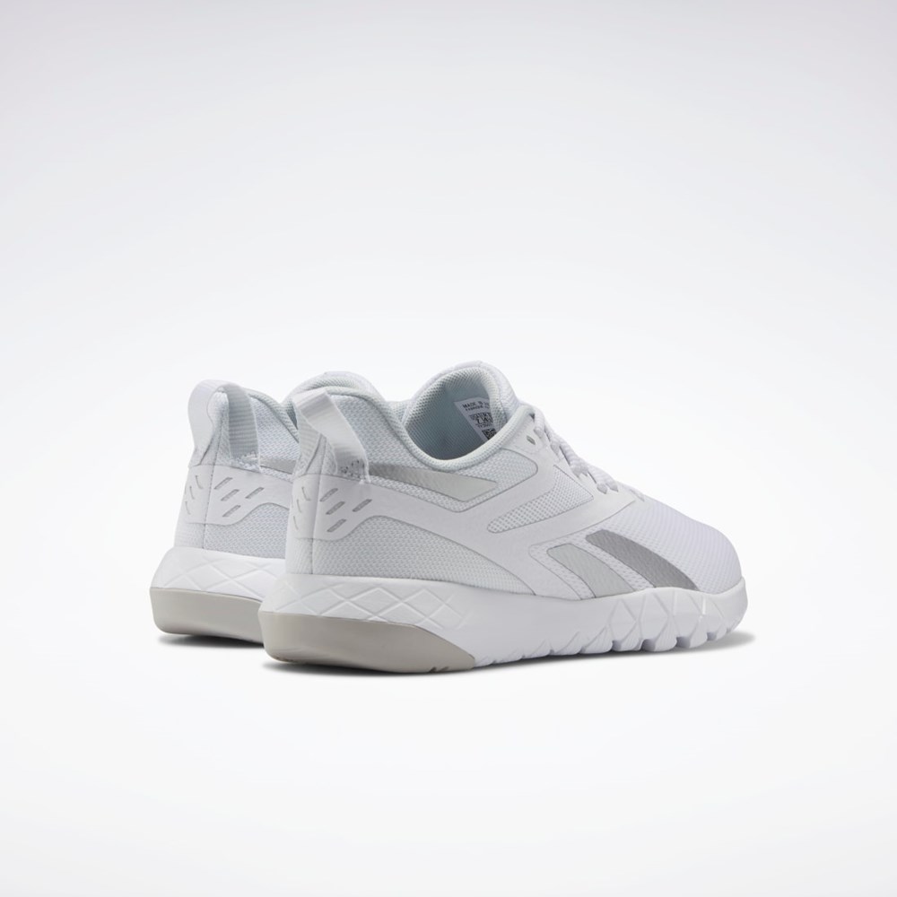 Reebok Flexagon Force 4 Trenings Shoes Hvite Grå Sølv | MWRYFX-083