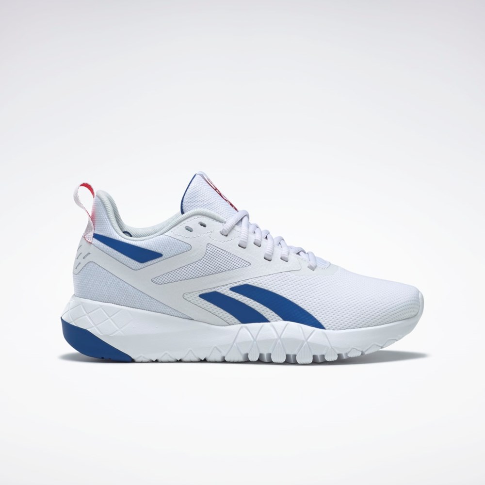 Reebok Flexagon Force 4 Trenings Shoes Hvite Blå Rød | PBGDKC-568