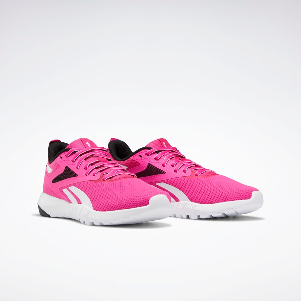 Reebok Flexagon Force 4 Trenings Shoes Rosa Svarte Hvite | ACZPWO-807