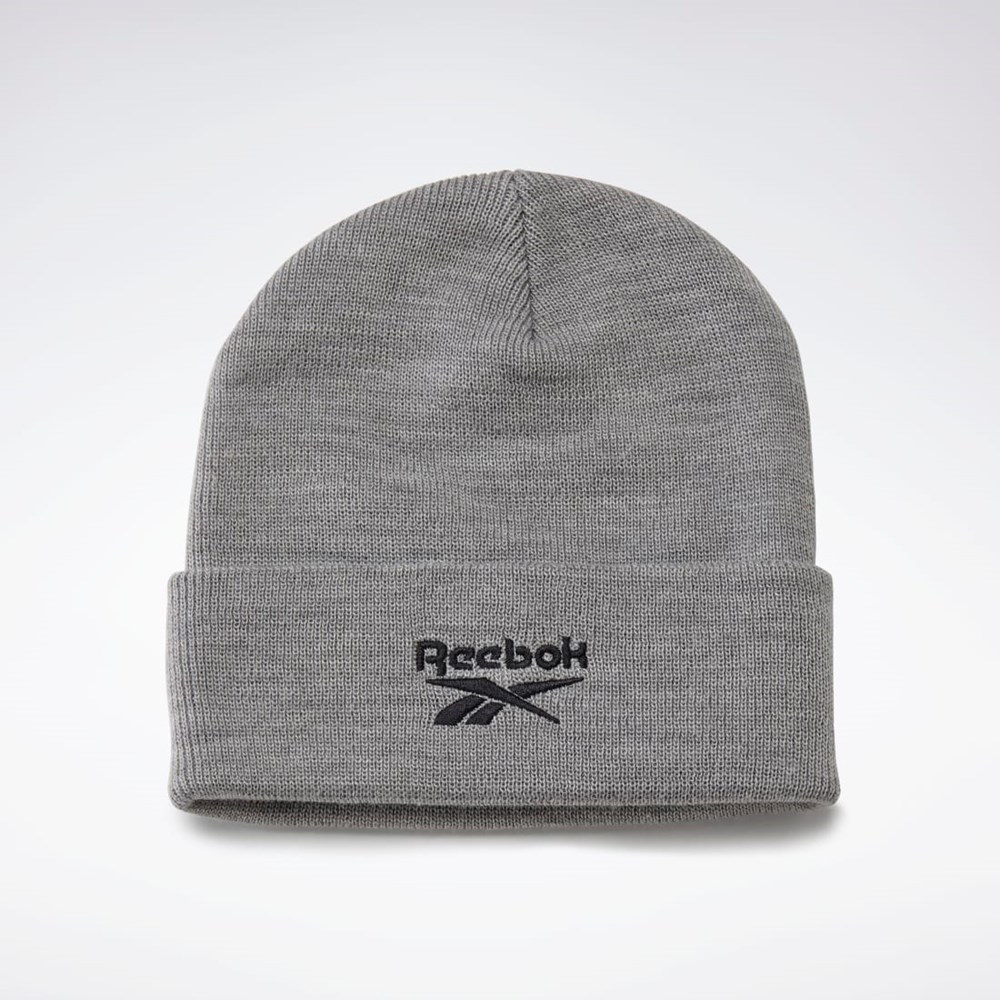 Reebok Foundation Logo Beanie Grå | VZXPSW-495