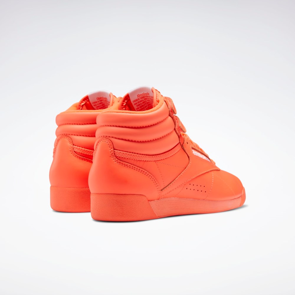 Reebok Freestyle Hi Shoes Oransje Oransje Hvite | EQDCTM-673