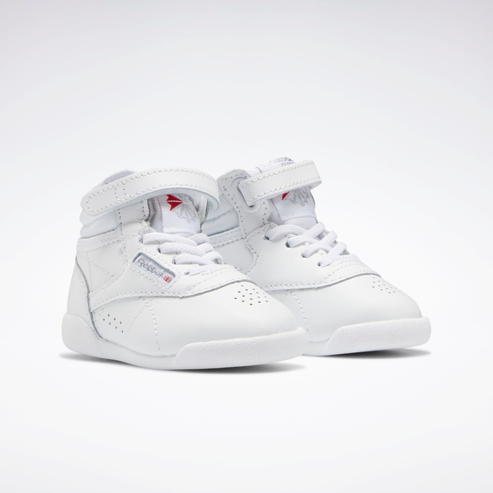 Reebok Freestyle Hi Shoes - Toddler Hvite Hvite Hvite | HPUSGY-065