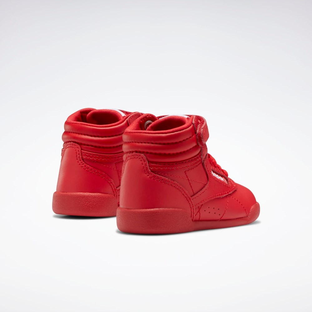 Reebok Freestyle Hi Shoes - Toddler Rød Rød Hvite | BQMFHK-943