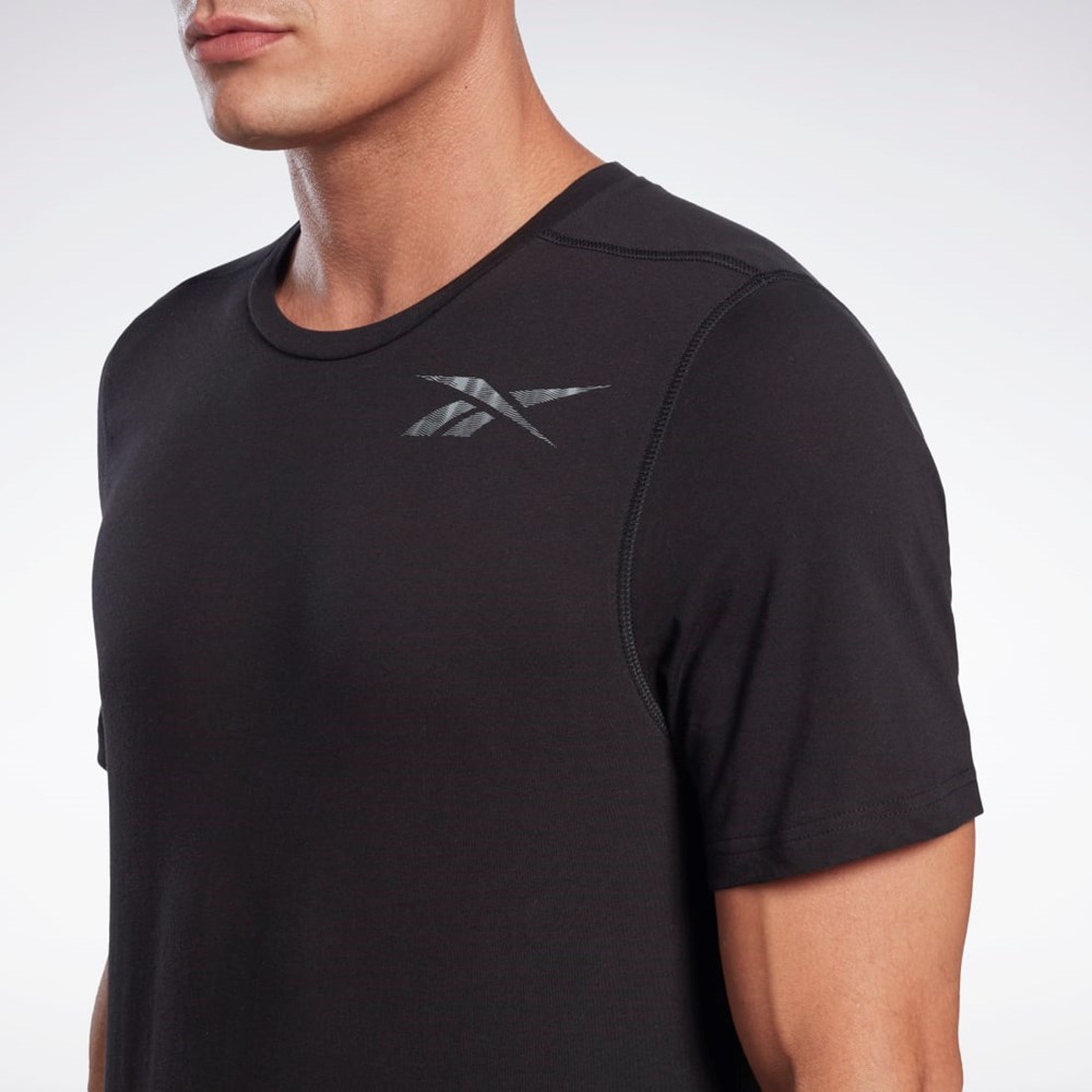 Reebok Grafiske Speedwick Move T-Shirt Svarte | TQWCDY-954