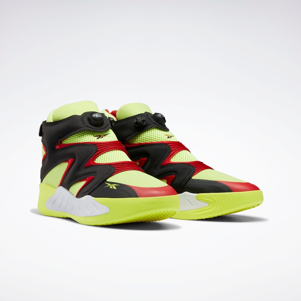 Reebok Instapump Fury Zone Basketball Shoes Gul Svarte Rød | ZEBWUP-293