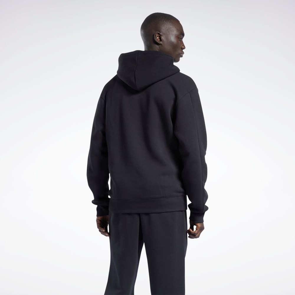 Reebok Iverson Basketball Fleece Hoodie Svarte | SXJFOU-314